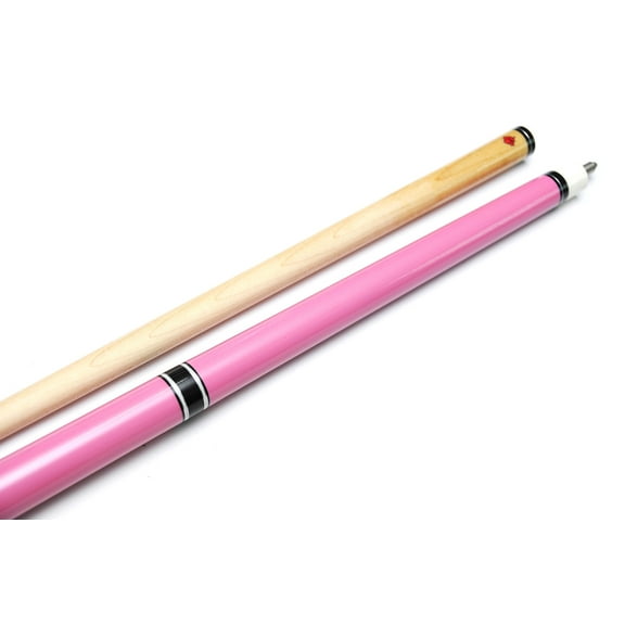 Delta 58 in. NT-JB-1 Jump/Break 3-Piece Canadian Maple Pink Pool Cue Stick