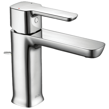 Delta 581LF-HGM-PP Modern, Single Handle Project-Pack Bathroom Faucet, WithPopUp Chrome