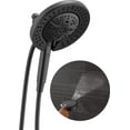 thumbnail image 1 of Delta 58651-25 In2ition 2.5 GPM Multi Function 2-In-1 Shower Head And Hand Shower - Black, 1 of 7