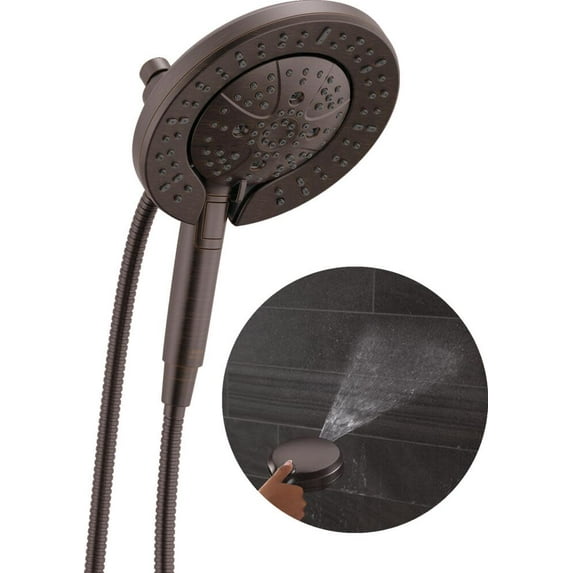Delta 58651-RB In2ition 1.75 GPM Multi Function 2-In-1 Shower Head And Hand Shower -