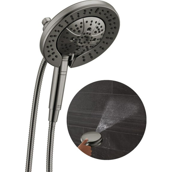 Delta 58651-KS-PR In2ition 1.75 GPM Multi Function 2-In-1 Shower Head And Hand Shower -
