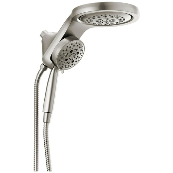 Delta 58680-25 Hydrorain 2.5 GPM Multi Function 2-In1 Rain Shower Head And Hand Shower -