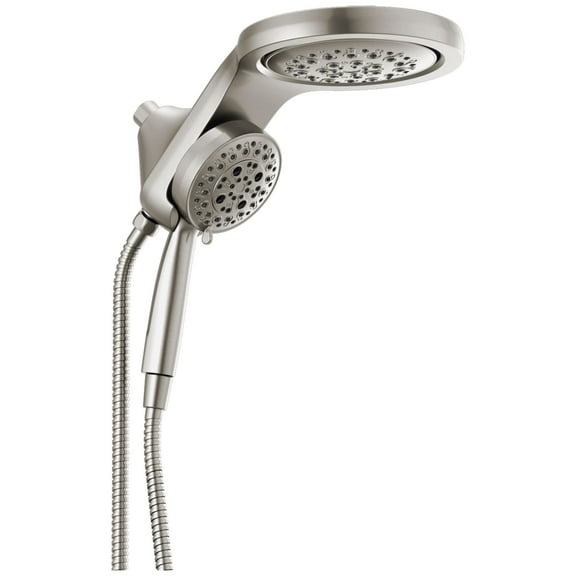 Delta 58680-25 Hydrorain 2.5 GPM Multi Function 2-In1 Rain Shower Head And Hand Shower -