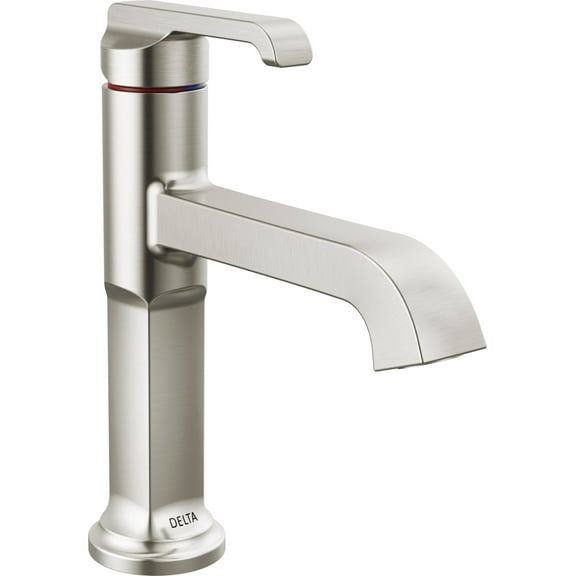 Delta 589-Dst Zinc Lumicoat Stainless Bathroom Faucet