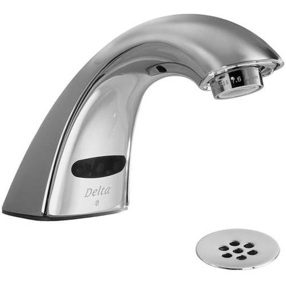 Delta 590LF-HGMHDF Commercial Single Hole Electronic Lavatory Faucet, Chrome