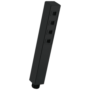 Delta 59567-Pk Angular 1.75 GPM Single Function Hand Shower - Black