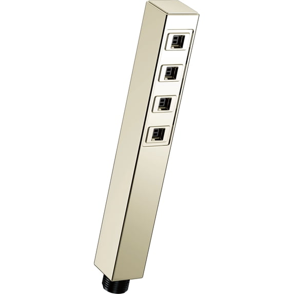 Delta 59567-PN-PR-PK Angular 1.75 GPM Single Function Hand Shower - Lumicoat Polished