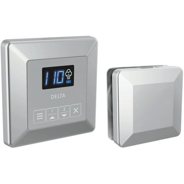 Delta 5Ch-250T Steamscape Transitional Square Steam Shower Control Unit And Steam Head -