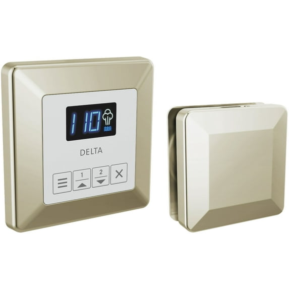 Delta 5Ch-250T Steamscape Transitional Square Steam Shower Control Unit And Steam Head -