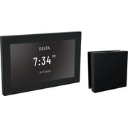 Delta 5Ch-550L Steamscape Digital Steam Control Unit And Square Steam Head - Black
