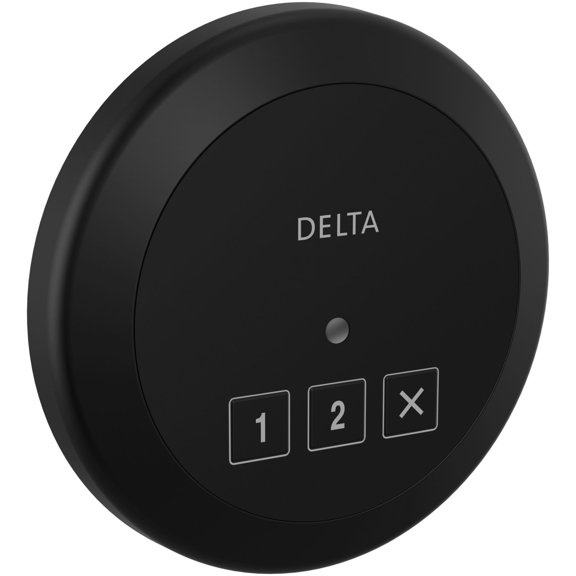 Delta 5CN-220R-BL Steamscape Round Auxiliary Exterior Steam Shower Control - Black