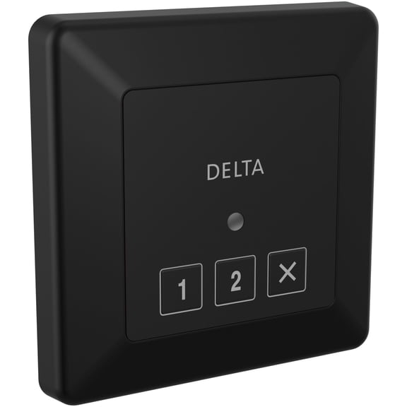 Delta 5Cn-220T Steamscape Square Auxiliary Exterior Steam Shower Control - Black