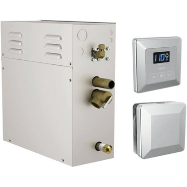 Delta 5P-Est07 Simplesteam Steam Shower Generator Package 7.5Kw 240V - Lumicoat Chrome