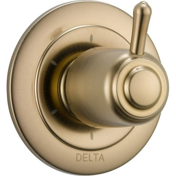 Delta 6-Setting 3-Port Diverter Trim, Champagne Bronze