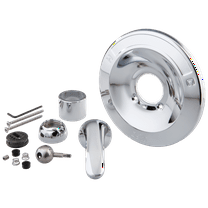 Delta 600 Series Chrome Round 1 Handle Tub or Shower Renovation Kit