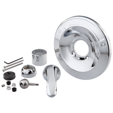 Delta 600 Series Chrome Round 1 Handle Tub or Shower Renovation Kit
