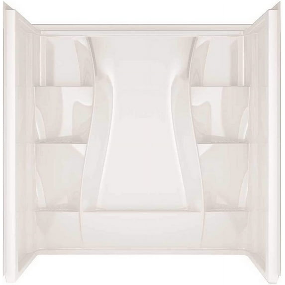 Delta 60x32 White Bath Wall Set 40044