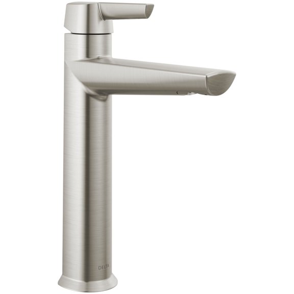 Delta 671-SS-PR-DST Galeon 1.2 GPM Single Hole Bathroom Faucet - Lumicoat Stainless