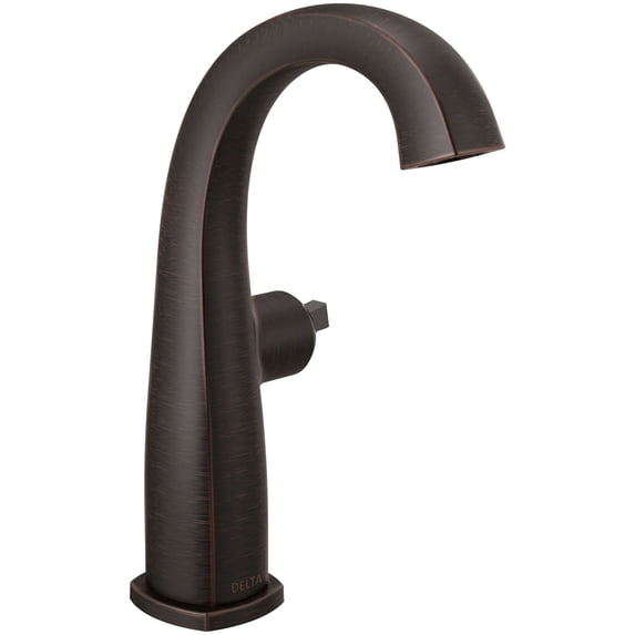 Delta 677-Lhp-Dst Stryke 1.2 GPM Bathroom Sink Faucet Single Hole Bathroom Faucet - Bronze
