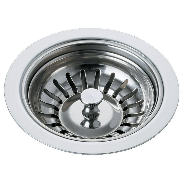 Delta 72010 Basket Strainer Flange For Standard Kitchen Sink Drain Openings - Chrome