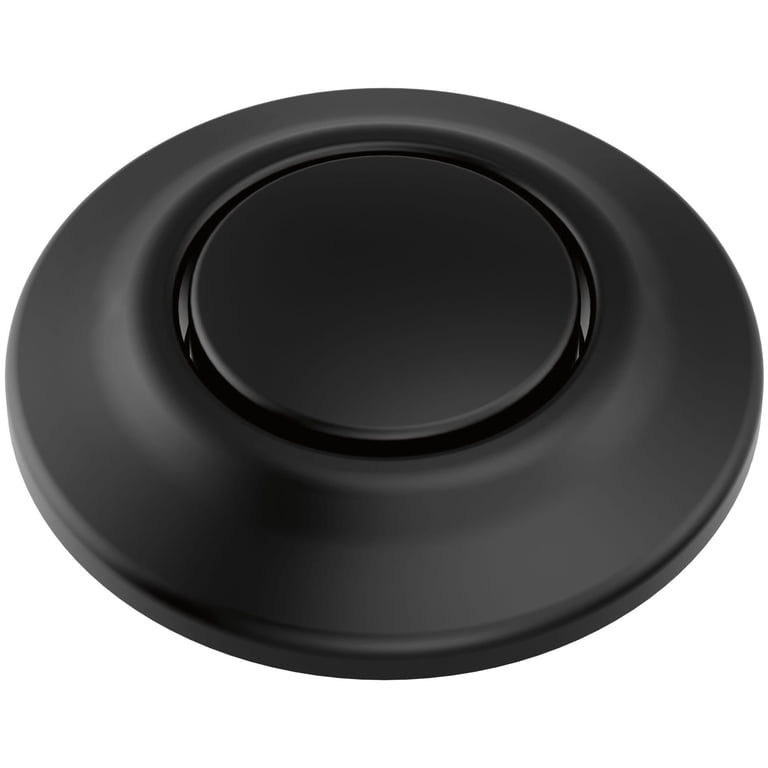 Delta Garbage Disposal Air Switch, Matte Black, Push Button Kit