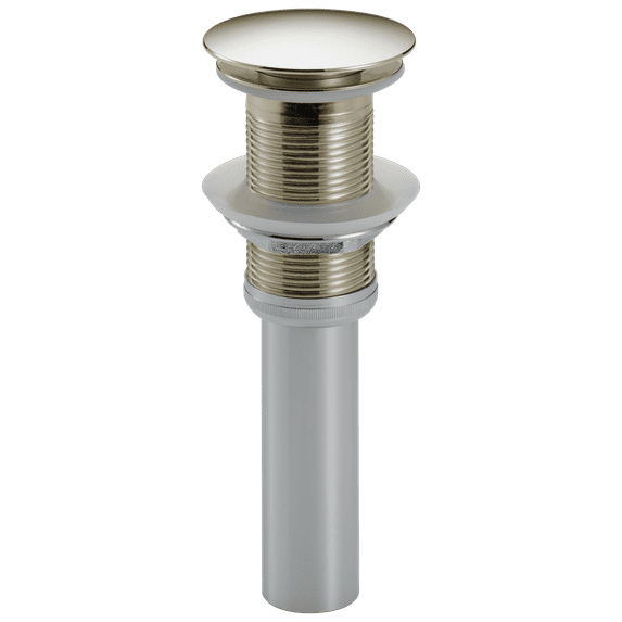 Delta 72172-PN Zura, Push Pop-Up Less Overflow, Polished Nickel