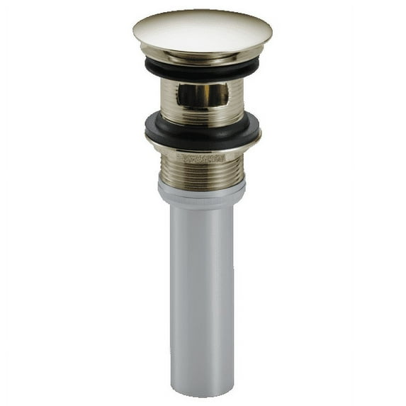 Delta 72173-PN Push Pop-Up with Overflow, Polished Nickel