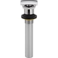thumbnail image 1 of Delta 72174 Square Push Pop-Up Less Overflow, Chrome, 1 of 3