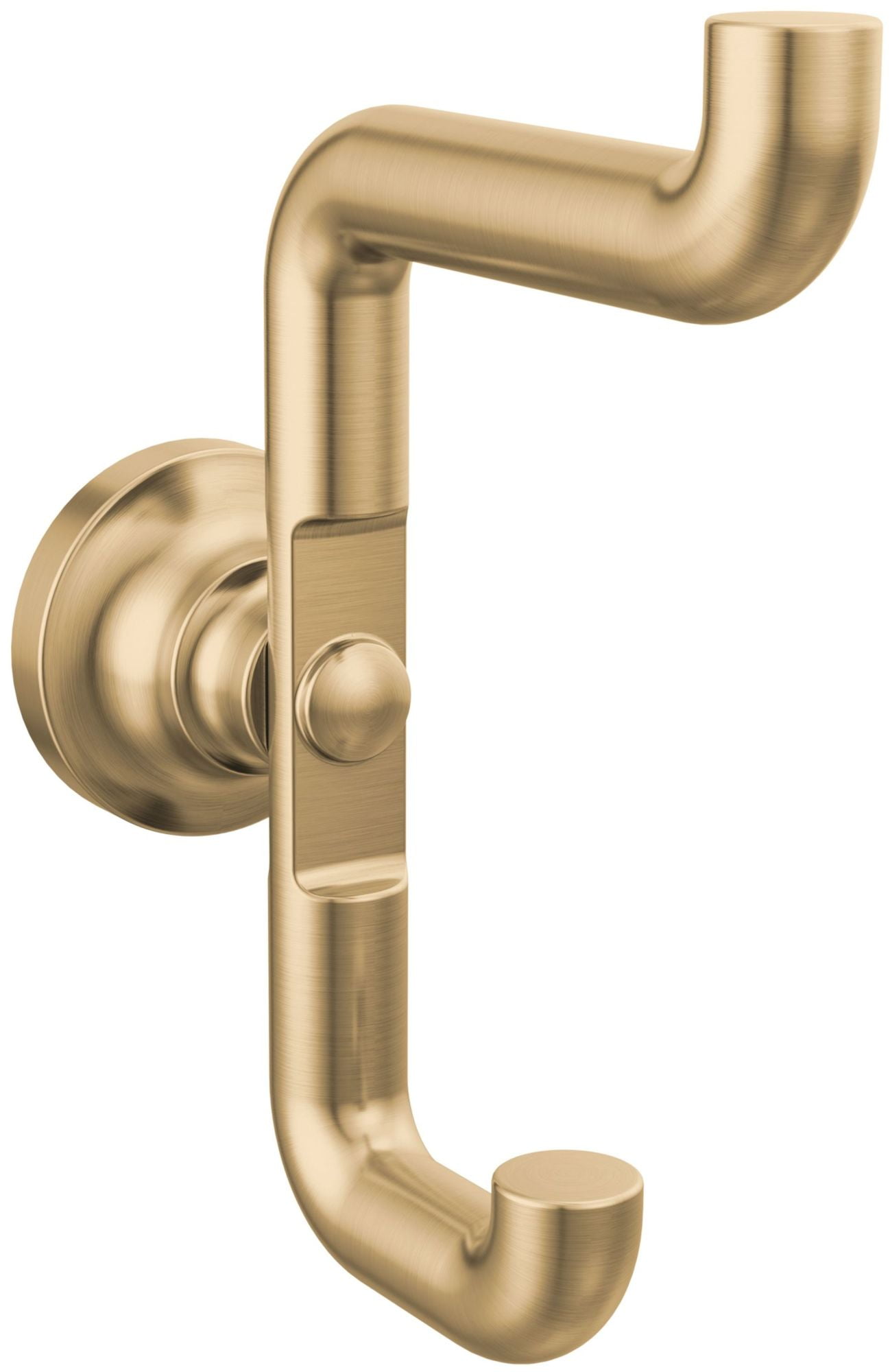 Champagne Bronze Wall Mounted Double Towel Hook