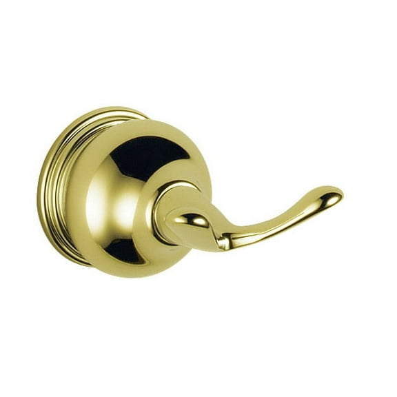 74036PB Traditional Bath Robe Hook Polished Brass Finish