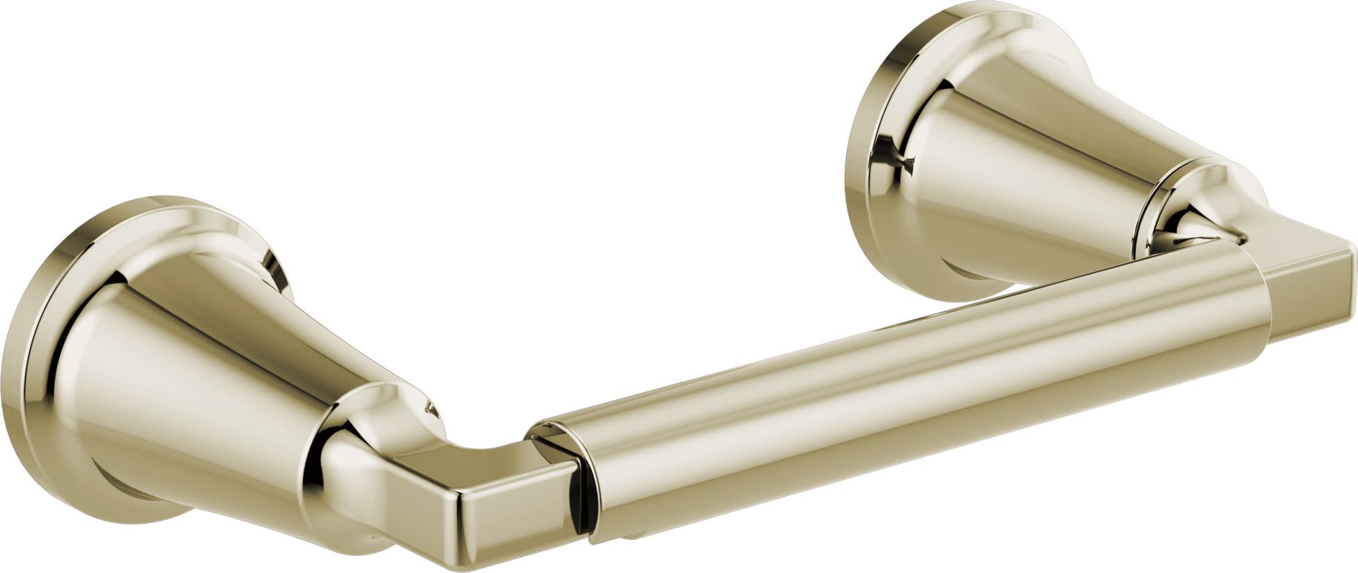Delta 74855-PN Bowery Wall Mounted Pivoting Toilet Paper Holder - Nickel