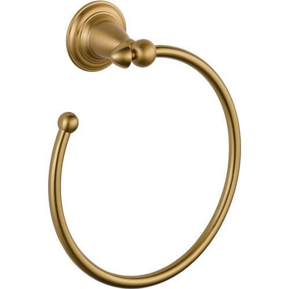 Delta Victorian Open Towel Ring in Polished Brass
