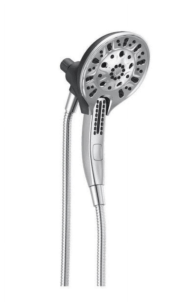 Delta 75510D In2ition TwoinOne 5Spray Fixed & Handheld Shower Head Chrome