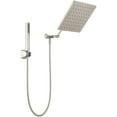 thumbnail image 1 of Delta 75527-SN Universal Showering 1.75 GPM Single Function Modern Rain Shower Head And, 1 of 7