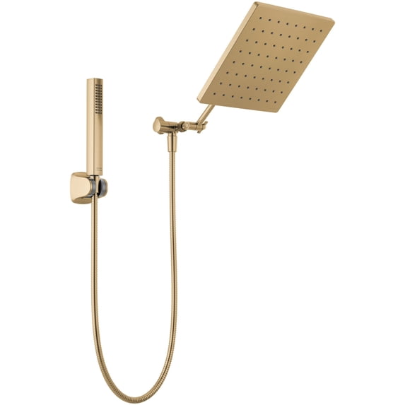 Delta 75527-CZ Universal Showering 1.75 GPM Single Function Modern Rain Shower Head And