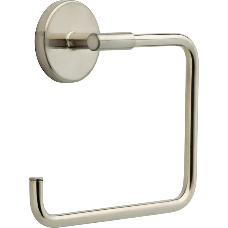 Delta 759460 Ss Trinsic Wall Mount Square Open Towel Ring Bath Hardware Accessory In Stainless Steel Walmart