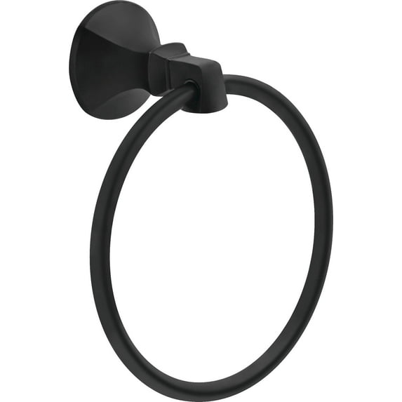 Delta 76446 Ashlyn 6-3/8" Wall Mounted Towel Ring - Black