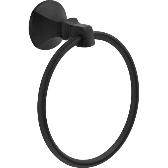 Delta 76446 Ashlyn 6-3/8" Wall Mounted Towel Ring - Black