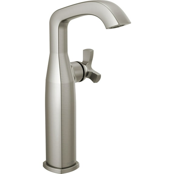Delta 7766-Dst Stryke 1.2 GPM Vessel Single Hole Bathroom Faucet - Lumicoat Stainless
