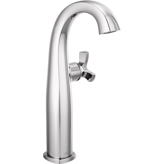 Delta 7776-Dst Stryke 1.2 GPM Vessel Single Hole Bathroom Faucet - Lumicoat Chrome