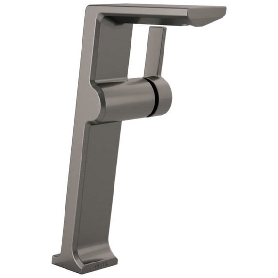 Delta 799-KS-PR-DST Pivotal 1.2 GPM Single Hole Vessel Bathroom Faucet - Lumicoat Black