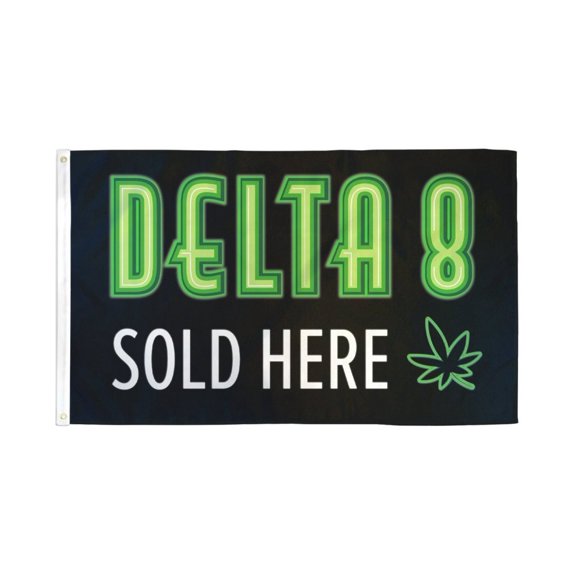 Delta 8 (Sold Here) Flag 3x5ft Poly