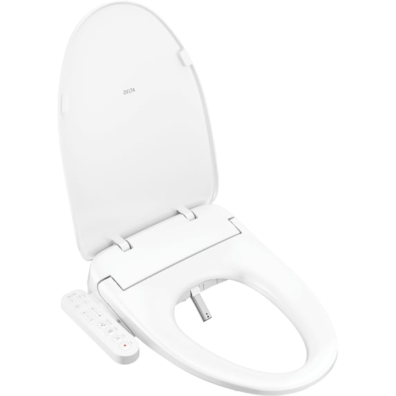 Delta 893005E Refresh Standard Elongated Bidet Seat - White