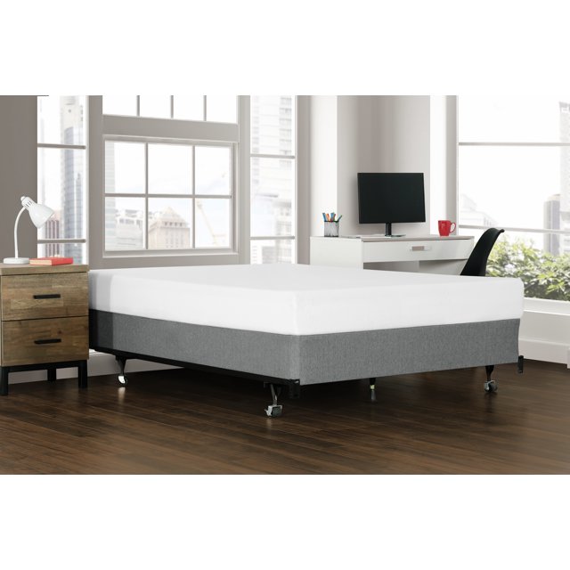 Delta 9 in. Foldable Metal Mattress Foundation Box Spring, Twin