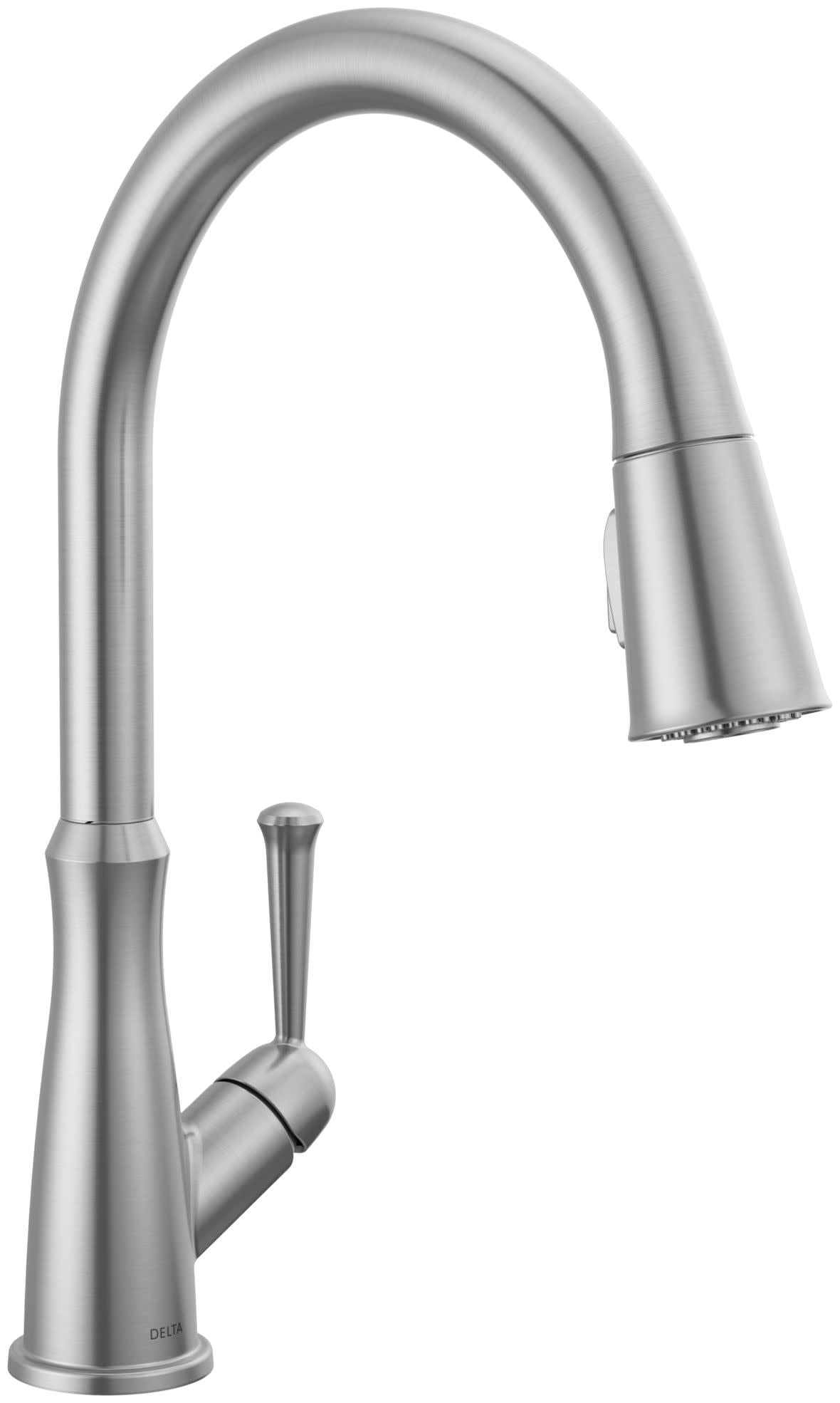 Arctic Stainless Steel Pull-Down Kitchen Faucet with Magnetic Docking