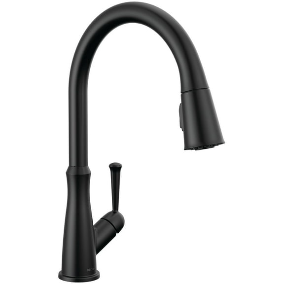 Delta 9110-Dst Westville 1.8 GPM Single Hole Pull Down Kitchen Faucet - Black