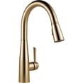 thumbnail image 1 of Delta Faucet Essa Pull Down Kitchen Faucet Gold with Pull Down Sprayer, Kitchen Sink Faucet for Kitchen Sink with Magnetic Docking Spray Head, Champagne Bronze, 1 of 8
