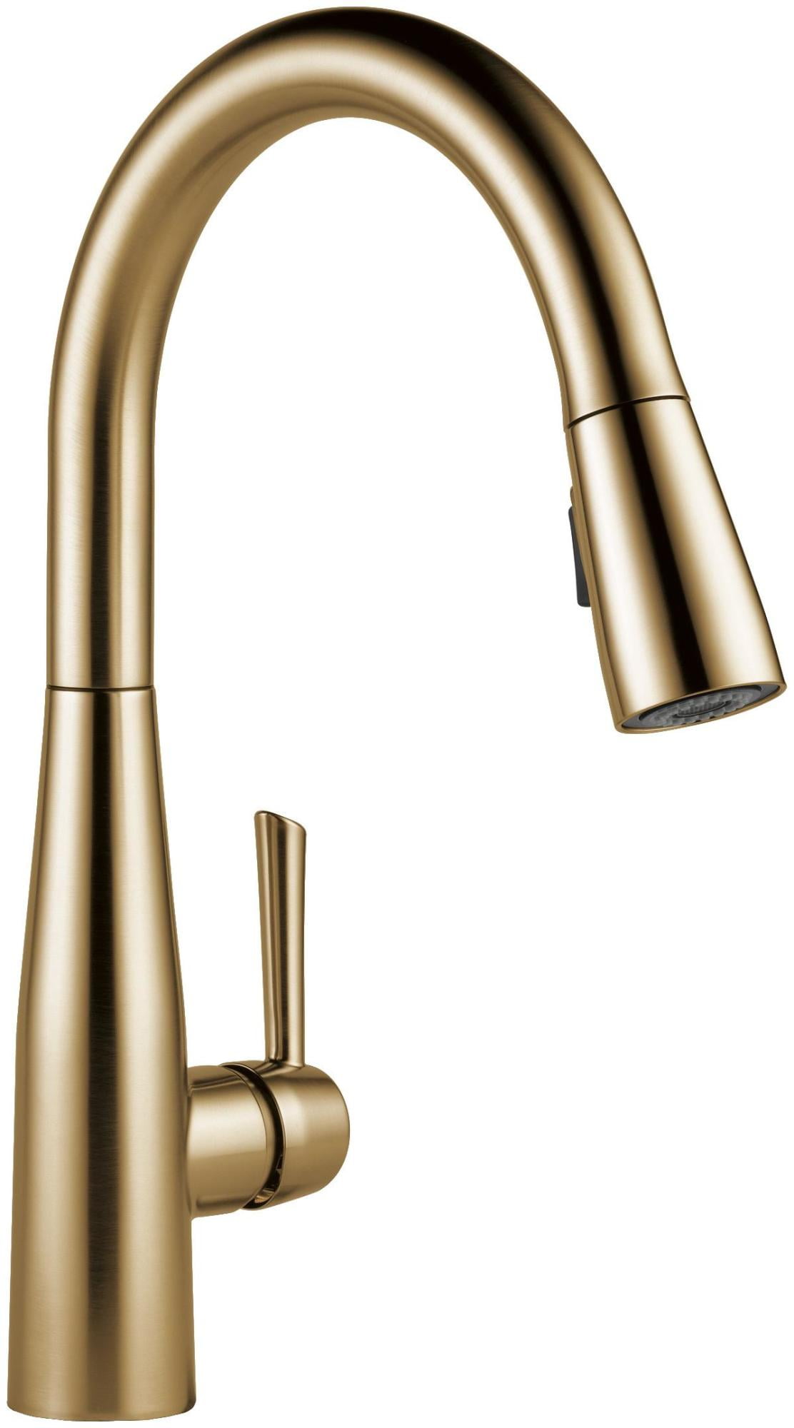 Champagne Bronze Pull-Down Kitchen Faucet with Magnetic Docking