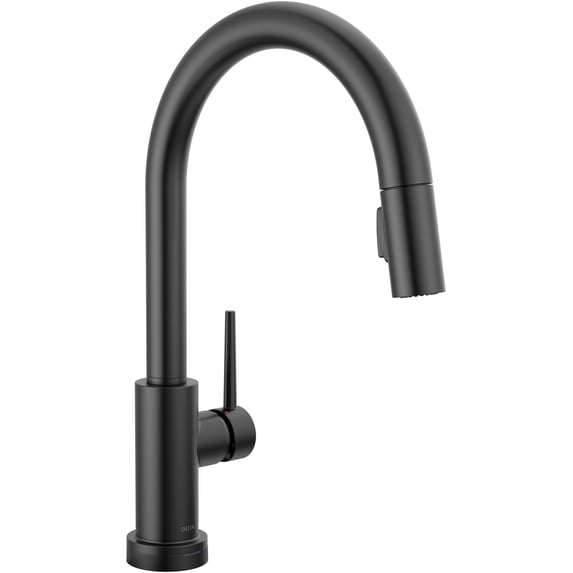 Delta 9159Tlv-Dst Trinsic 1.8 GPM Single Hole Pull Down Touchless Kitchen Faucet - Black