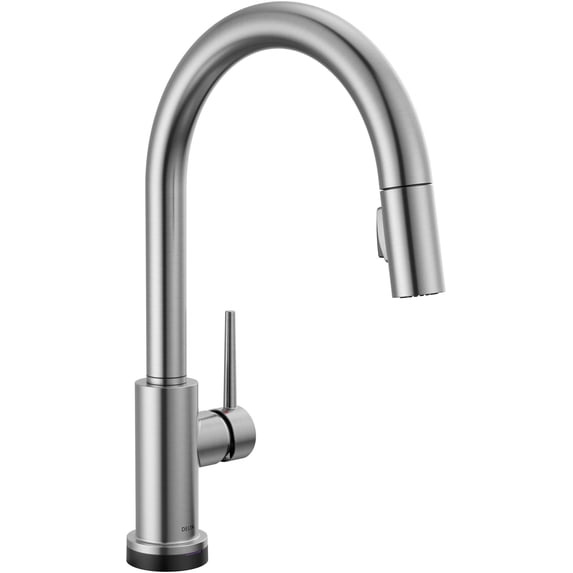 Delta 9159TLV-AR-DST Trinsic 1.8 GPM Single Hole Pull Down Touchless Kitchen Faucet -